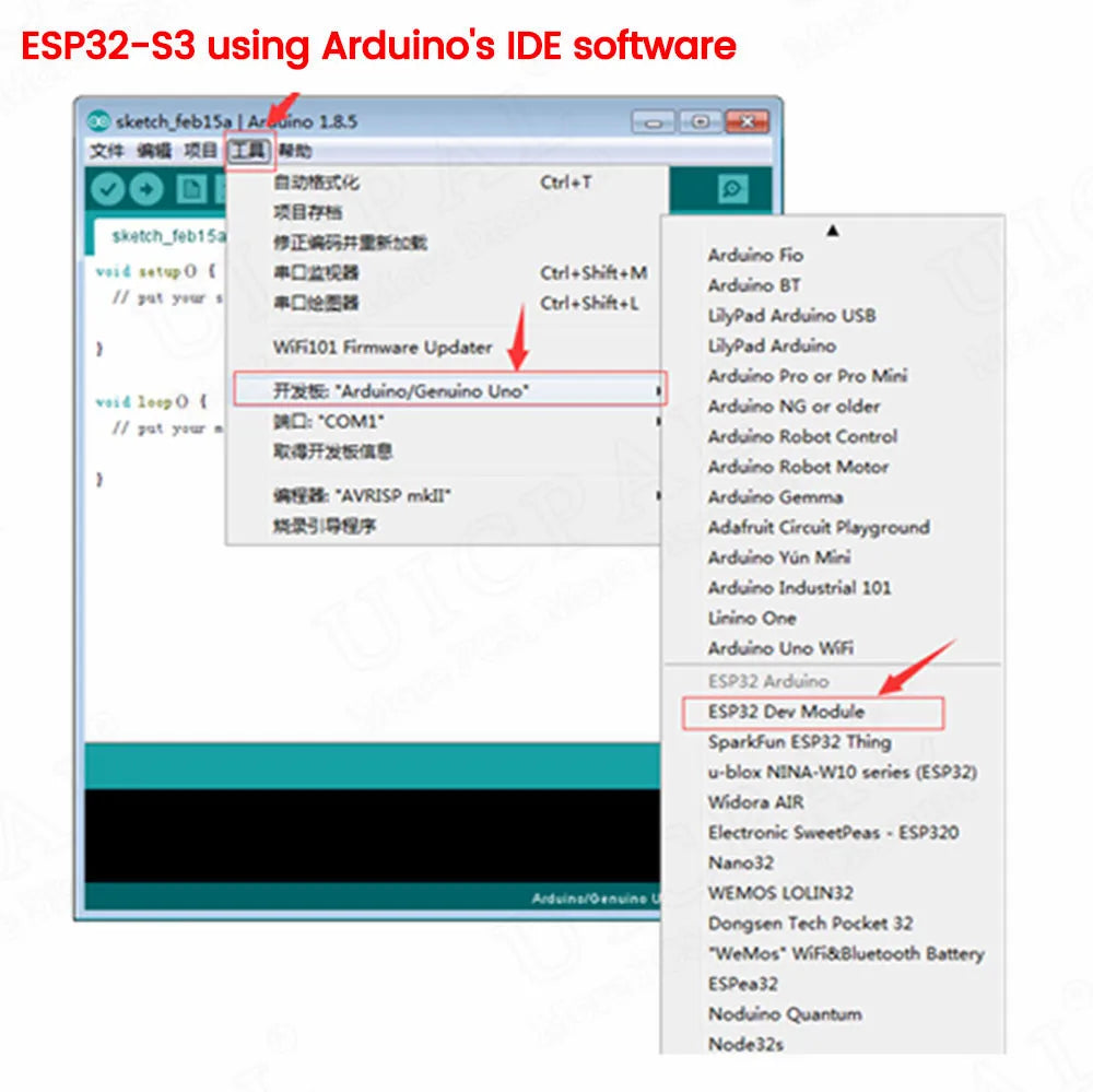 ESP32-S3 Development Board 2.4G Wifi Module for Arduino ESP IDF ESP32-S3WROOM1 N8R2 N16R8 44Pin Type-C 8M PSRAM ESP32 S3