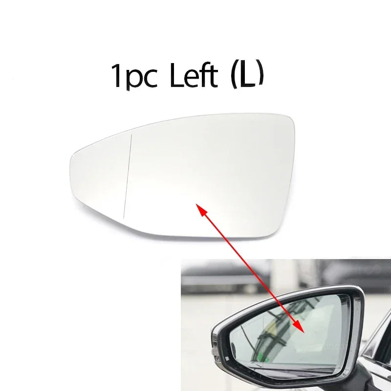 For Audi A6 S6 RS6 C8 4K A7 S7 RS7 4K8 A8 A8L S8 S8L RS8 D5 4N Rearview Mirror Glass Door Wing Mirror Heated Side Mirror Glass