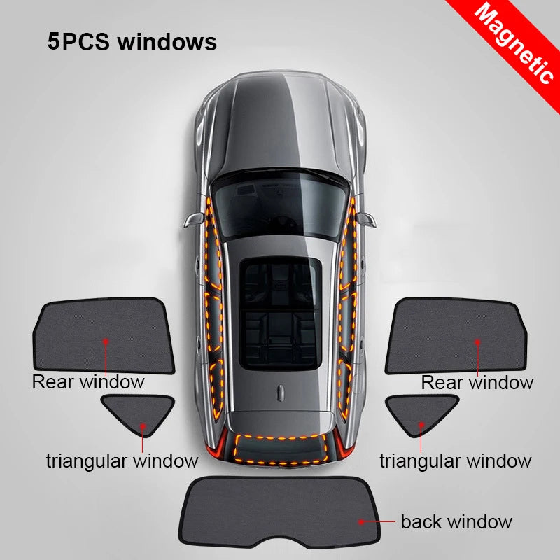 For Honda ACCORD CP 8TH 2008-2012 Car Front Shield Window SunShade Windshield Rear Side Window Curtain Sun Shade Visor