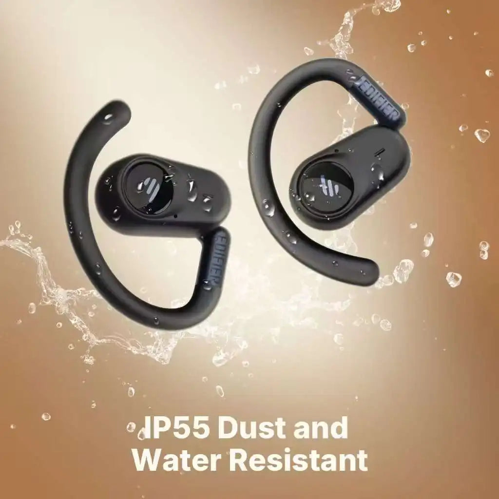 Edifier A6 Open Ear Bluetooth Earphones Ear Hook Headphones Hi-Res Wireless Audio IP55 Waterproof 40hrs Playtime LDAC Codec