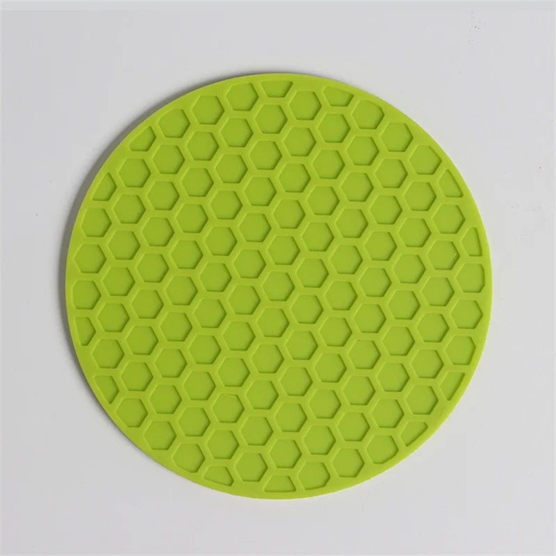 10/9cm Cup Coaster Silicone Cup Pad Slip Insulation Pad Cup Mat Hot Drink Holder Mug Stand Tasteless Home Kitchen Accessories
