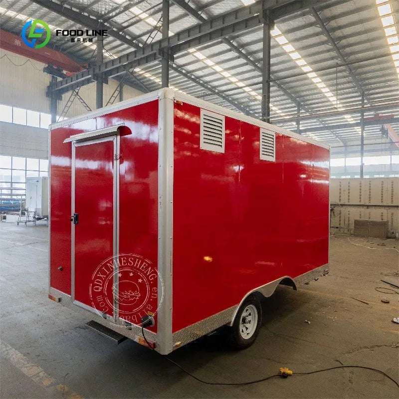 Hamburger Mobile  Food Trailer  Equipped with Full Restaurant