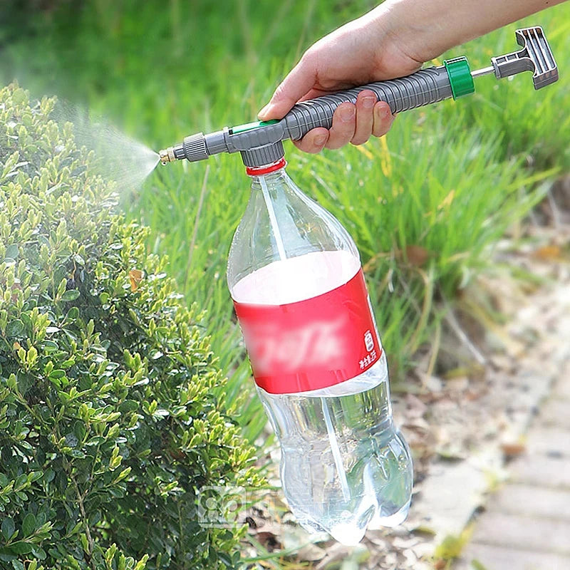 High Pressure Adjustable Bottle Cap Sprayer Nozzle, Portable Garden & Farm Water Spray Tool