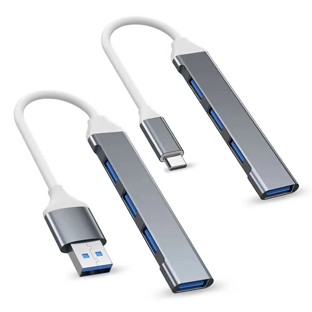 467 USB Dock Multi-Function Wire Divider High Speed Transmission One Drag Four Expanders for Mobile Phone Computer