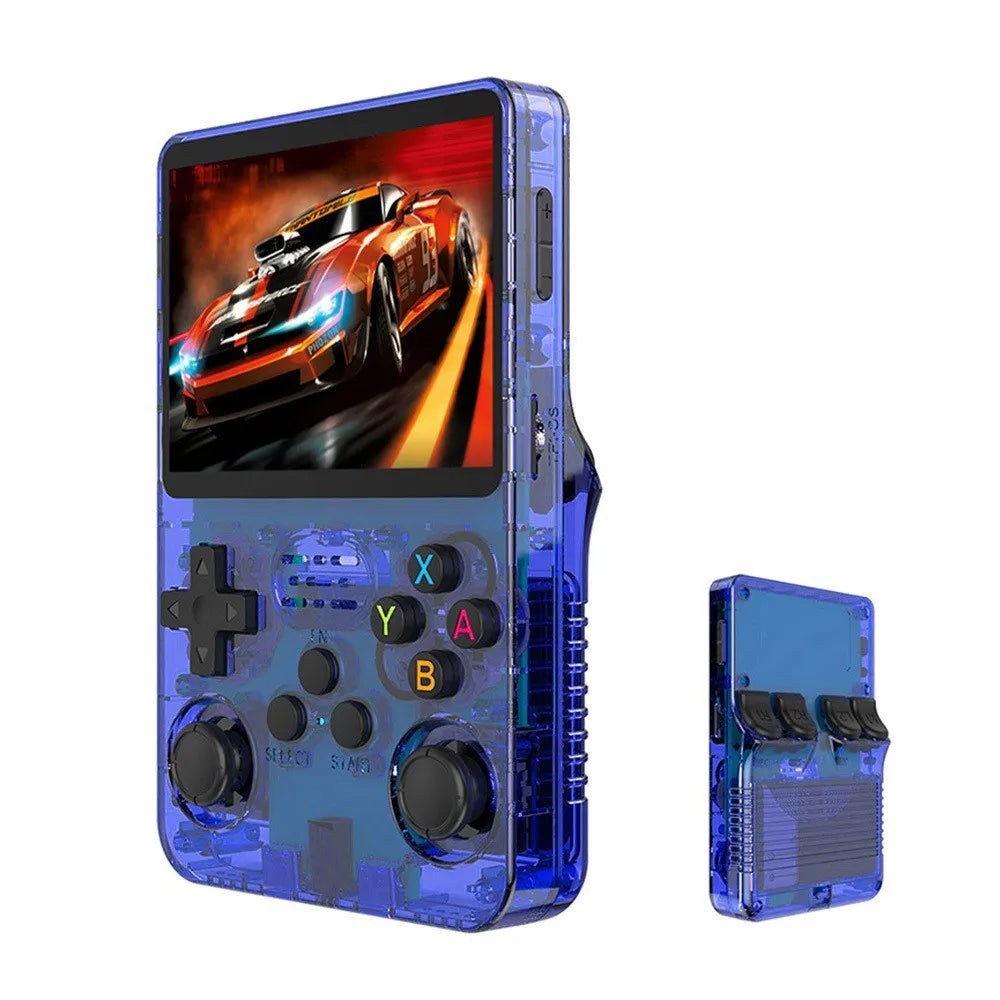 BOYHOM Original R36S Retro Handheld Video Game Console Linux System 3.5 Inch IPS Screen R35s Pro Portable Pocket Video Player 64GB Games 1G Ram