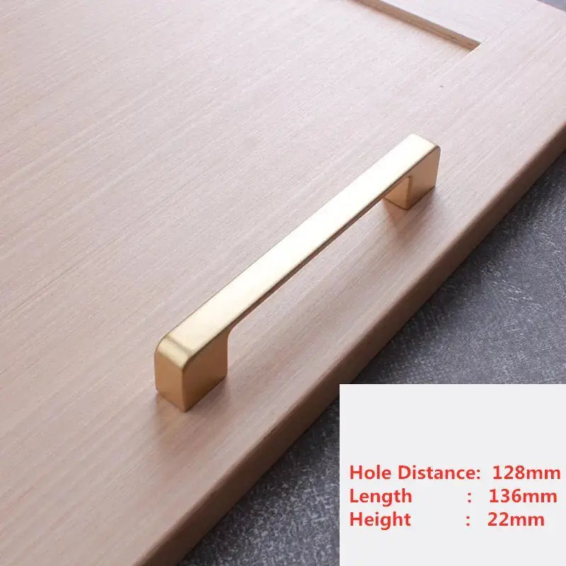 Handles Drawer Cabinet Furniture Kitchen Handles for Cabinet Knob Door Drawer Furniture Kitchen Knob Golden Simplicity Hardware