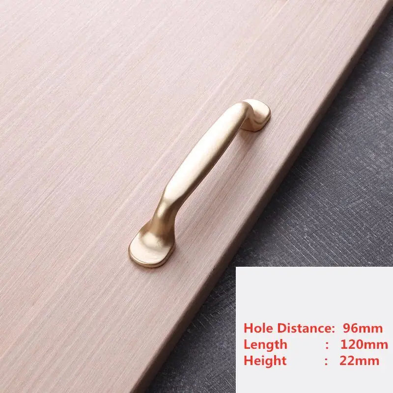 Handles Drawer Cabinet Furniture Kitchen Handles for Cabinet Knob Door Drawer Furniture Kitchen Knob Golden Simplicity Hardware