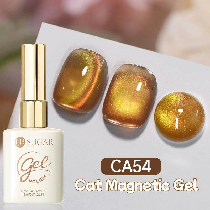 UR SUGAR 15ml Cat Magnetic Gel Nail Polish 30 Colors Semi Permanent Magnetic Gel UV/LED Soak Off Painting Vanrish Design