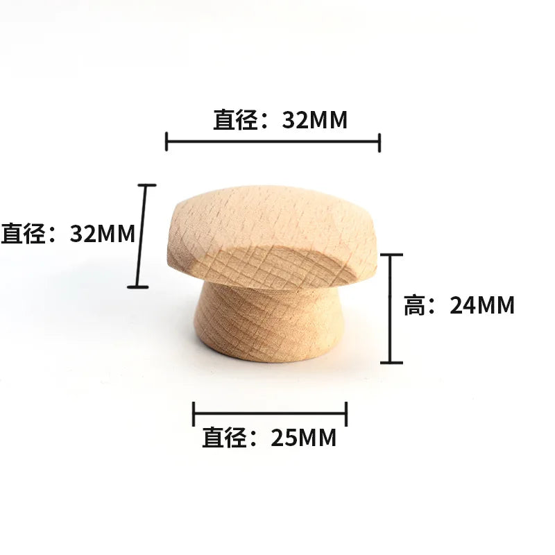 VARMSTUGA Kitchen Cabinet Handle Drawer Solid Wood Furniture Wooden Door Drawer Knobs Cupboard Handles for Furniture