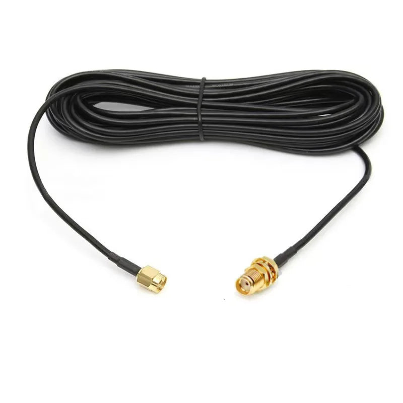 RP-SMA To SMA Male Female Extension Cable RG174 Coaxial Wire For WiFi Antenna Router Network Card