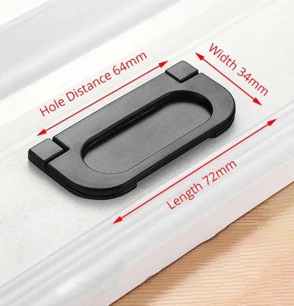 Aluminum Alloy Black Cabinet Handles American Style Solid Kitchen Cupboard Pulls Drawer Knobs Furniture Handle Hardware