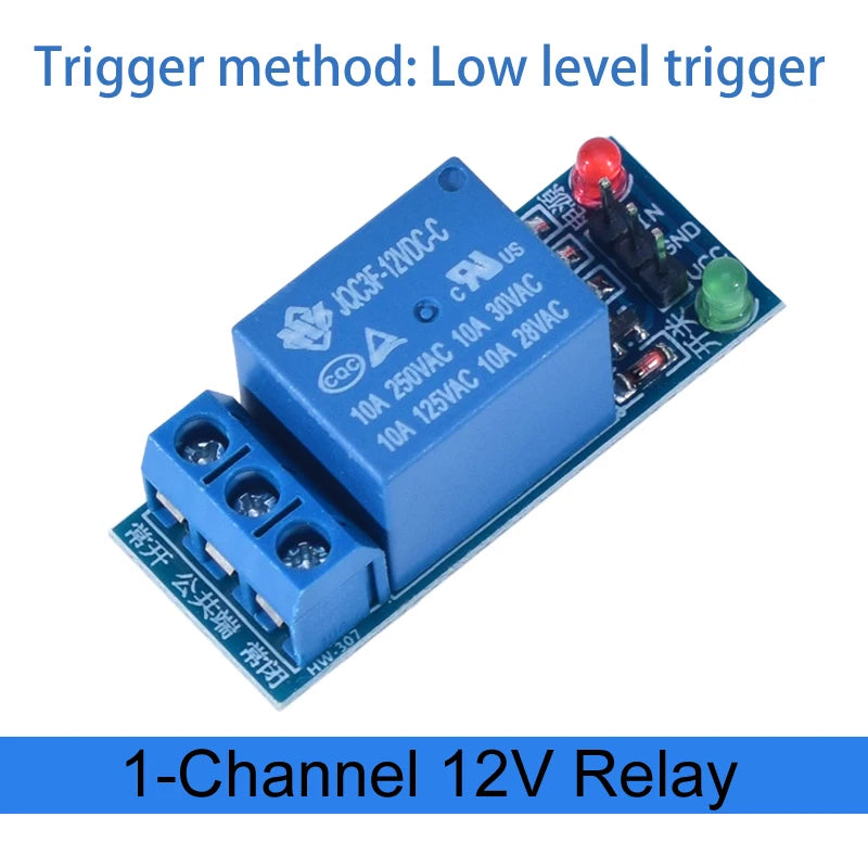 DC 5V 12V 24V 1 2 4 6 8 Channel Relay Module Board Shield with Optocoupler / High and Low Level Trigger for Arduino Raspberry