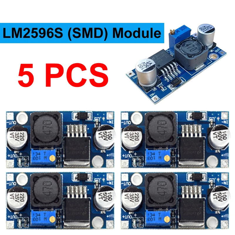 1-10PCS LM2596S DC-DC 3A 92% Step-down Power Supply Module Adjustable Step-down module 3.2V-35V To 1.25V-30V Voltage Regulator