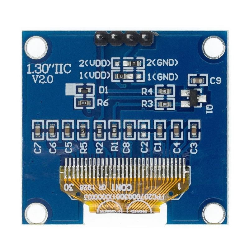 1.3" OLED Display Module White Blue Color Drive Chip SH1106 128X64 1.3 Inch LCD LED IIC I2C Communicate