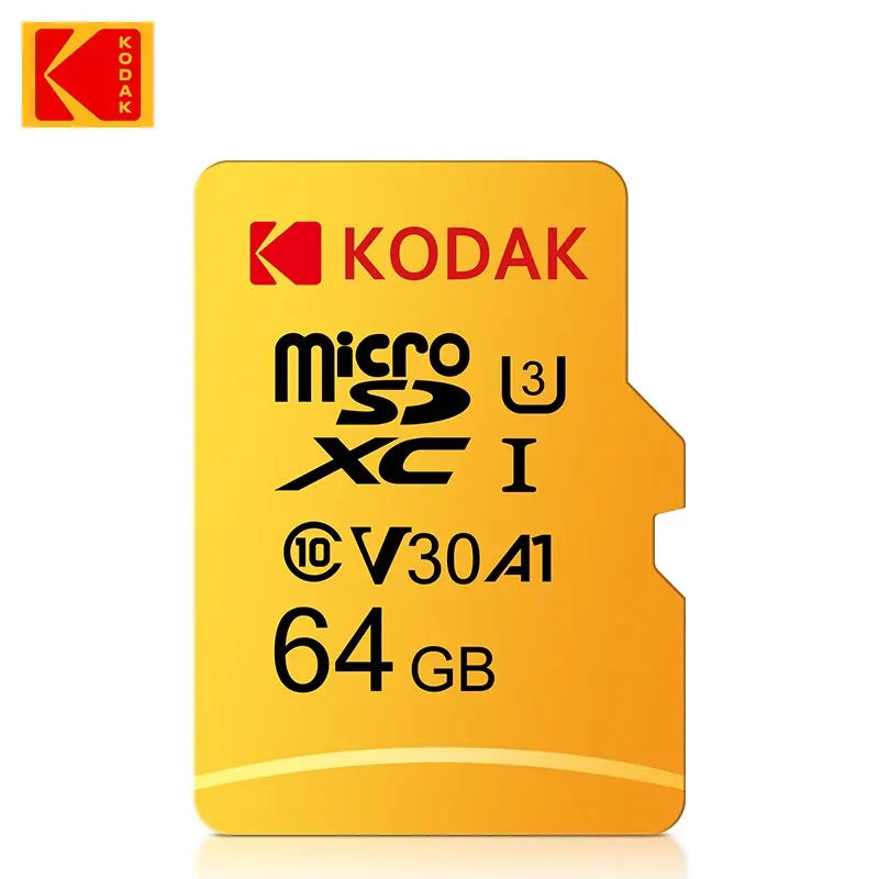 Kodak Micro SD Card 256GB 128GB 64GB 32GB Class10 U3 V30 High Speed Memory Card for Phone Tablet Camera