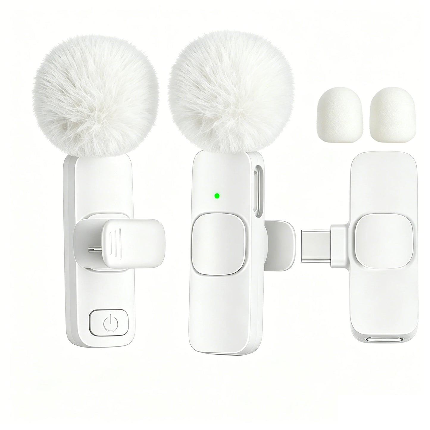 Type-C Port Professional Wireless Lavalier Microphone for Smartphones, Computers, Tablets, Plug and Play
