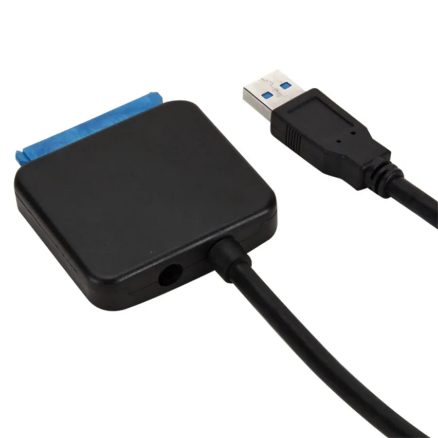 USB 3.0 Adapter Cable for 2.5" 3.5" HDD SSD Hard Drive 5Gbps External Converter with 12V Power Adapter USB 3.0 to SATA Converter