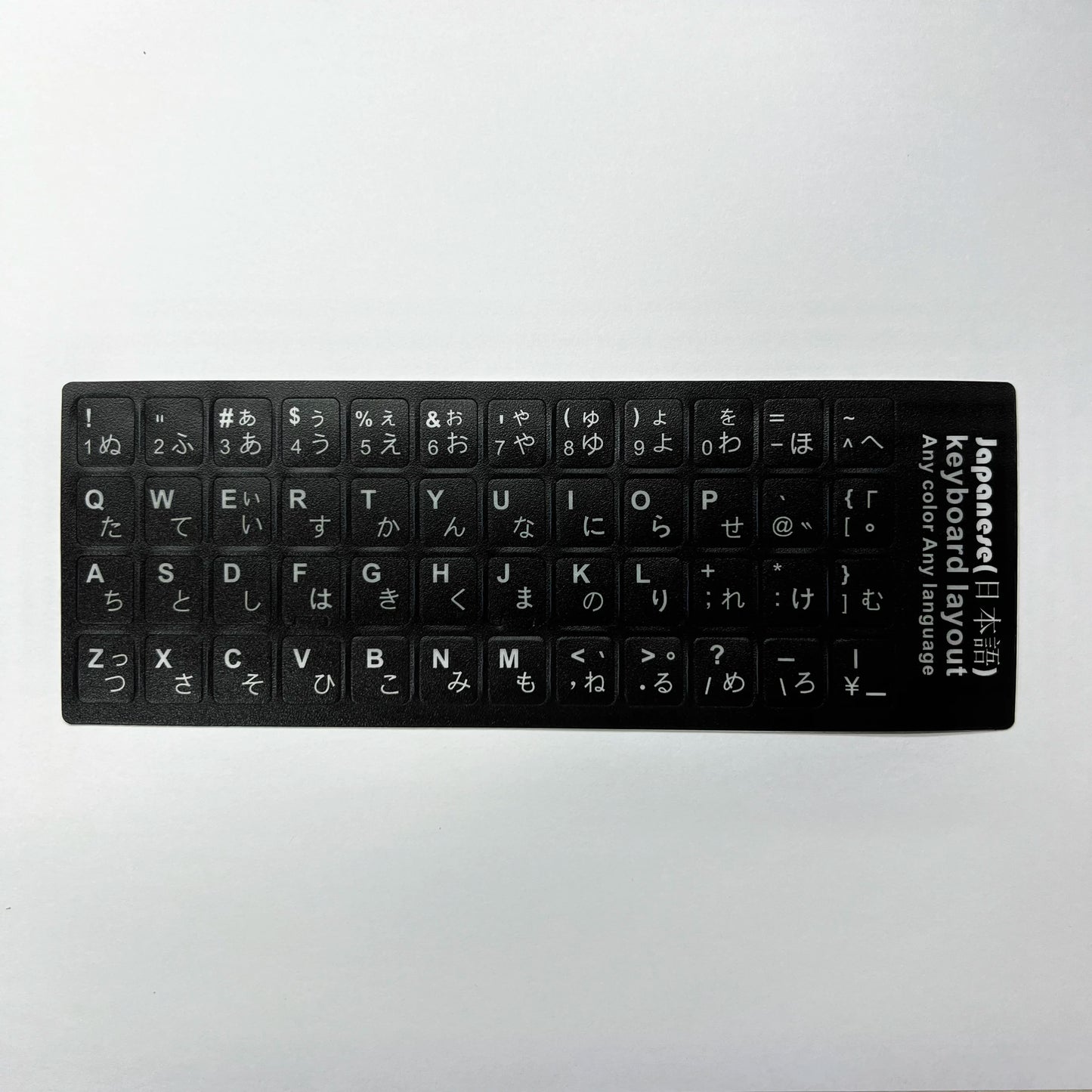 English Spanish Italian Korean French Deutsch Keyboard Stickers Frosted PVC Language Keyboard Sticker For Laptop Desktop PC