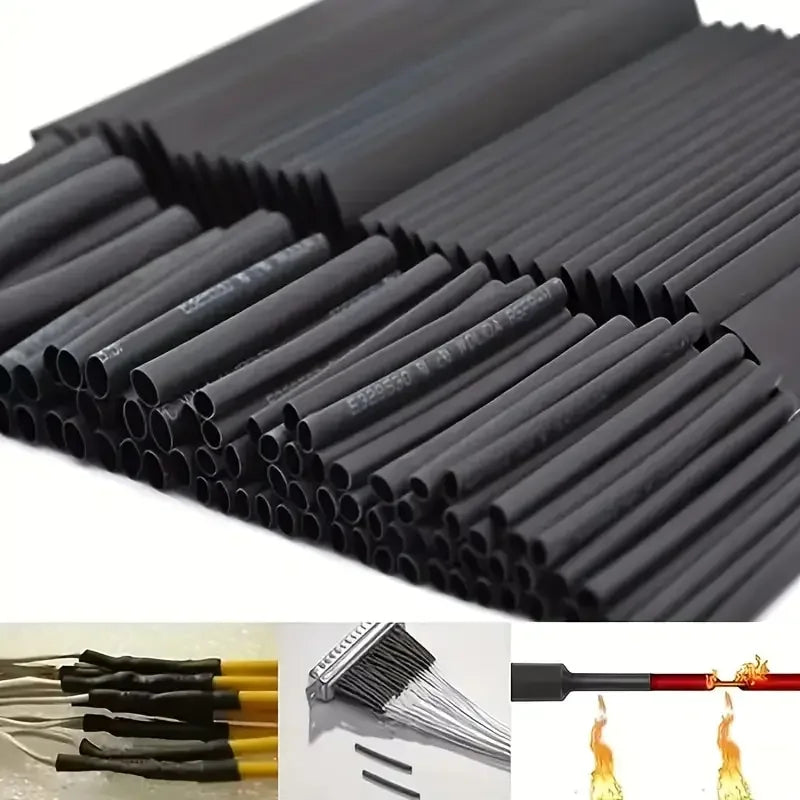 Thermal-Activated Cable Sleeve Shrinkable Wire Protector Kit Insulation Tubes for DlY Proiects Automotive Electronics Repair