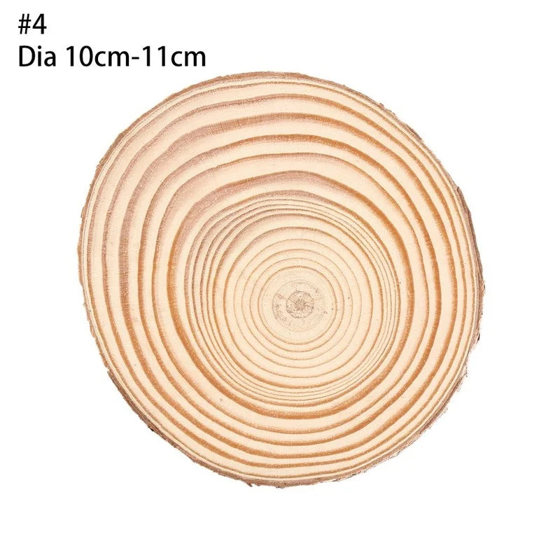 Natural Round Wood Coasters Cup Pad Tea Coffee Mug Mat Drinks Holder Table Mat Wooden Coasters DIY Crafts Home Kitchen Decor