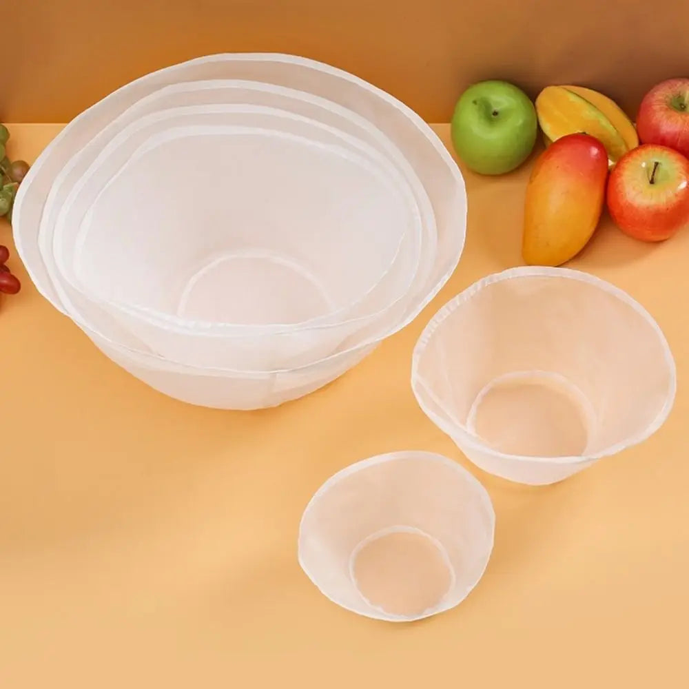 Gauze Soy Milk Filter Bag Home Multifunction Bowl Shape Liquid Filter Oval Kitchen Tools Soy Milk Strainer Kitchen Tools