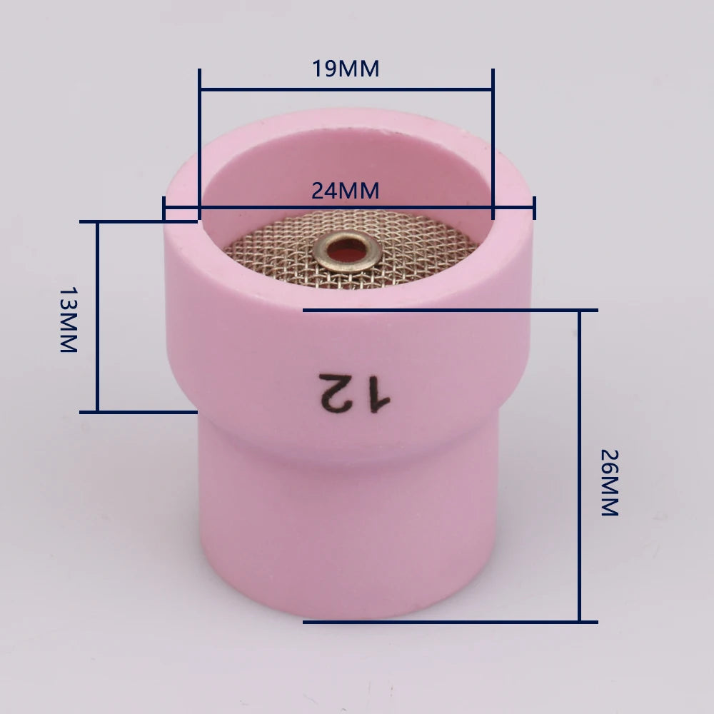 10# 12# 14# 16# 24# White Ceramic Nozzle Alumina Cup For WP9/20/17/18/26 Tig Welding Torch #10 Ceramic White TIG Welding Cup