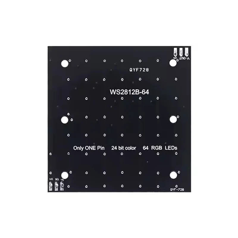 WS2812 LED 5050 RGB 8x8 64 Bit LED Matrix Module