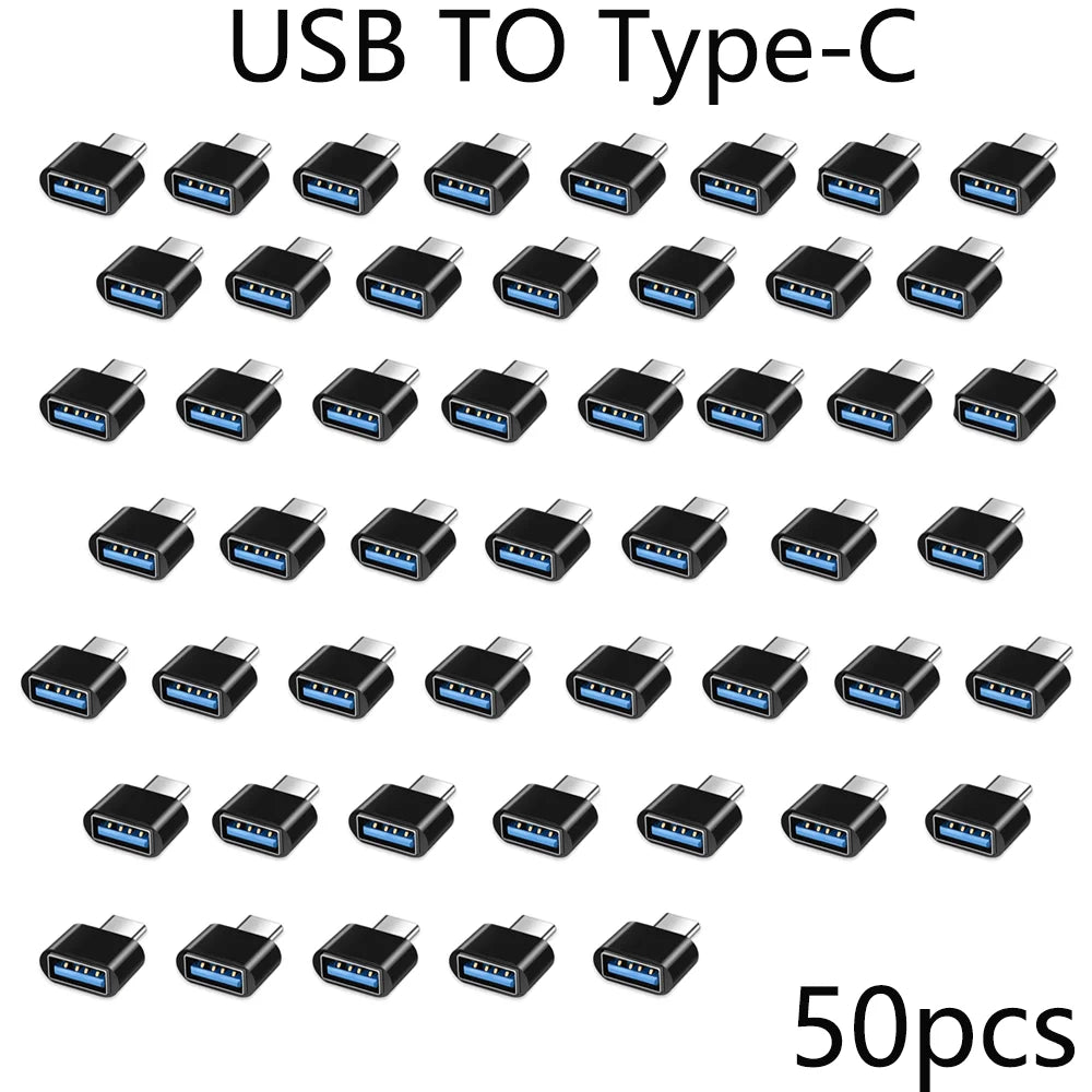 Mini Type-C  to USB Adapter 3.0 USB-C  Male OTG A Female Data Connector For MacBook ProiPadMini 6/ProMacBookAirType CDevice