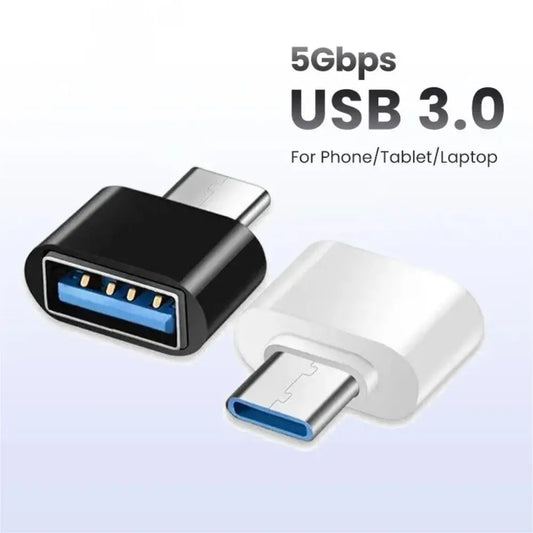 Mini Type-C  to USB Adapter 3.0 USB-C  Male OTG A Female Data Connector For MacBook ProiPadMini 6/ProMacBookAirType CDevice