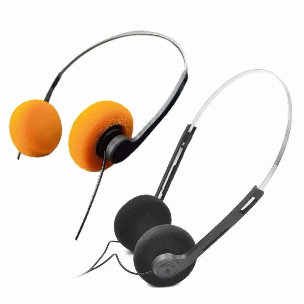 3.5MM Retro Nostalgic Earphones, MP3 Earphones, Personalized Walkman Classic Sports CD Photography Props Wired Headphones