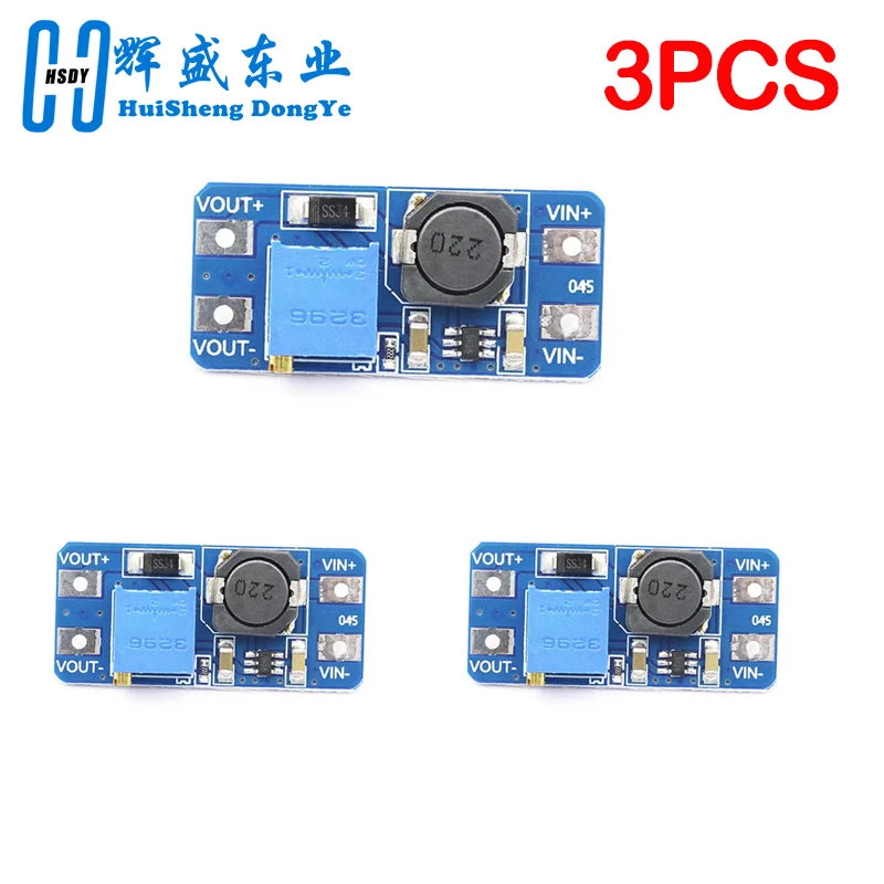 1-10PCS MT3608 Boost Module DC-DC Step Up Converter Booster Power Supply Module Board 2A Max 2V-24V To 5/9/12/28V for Arduino
