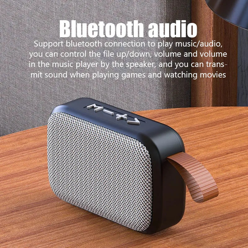 Mini Bluetooth Speaker HIFI Speakers Soundbar Portable Bluetooth 5.0 Wireless Soundbar 500mAh Battery For Outdoor Indoor Sports