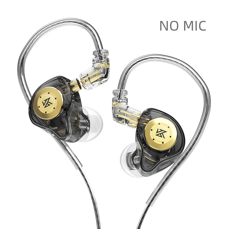 KZ EDX PRO Headphone Metal Wired Earphone HiFi Bass Music DJ Earbuds In Ear Monitor Game Headset With Microphone Audifonos