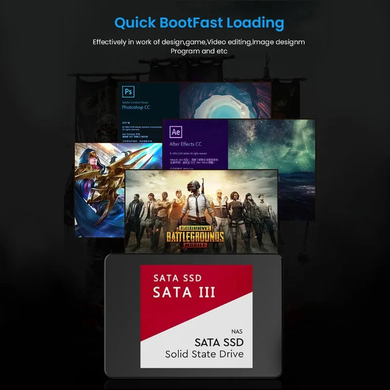 Original New SATA3 SSD 120GB 240GB 500GB Hdd 2.5-inch Hard Disk Disc Internal Solid State Drive for Laptop Desktop