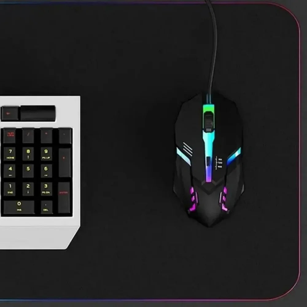 USB RGB Breathing Light Effect Gaming Mouse Wired Mouse Mice Professional Optical Wired Mouse For Computer Laptop PC Home Office