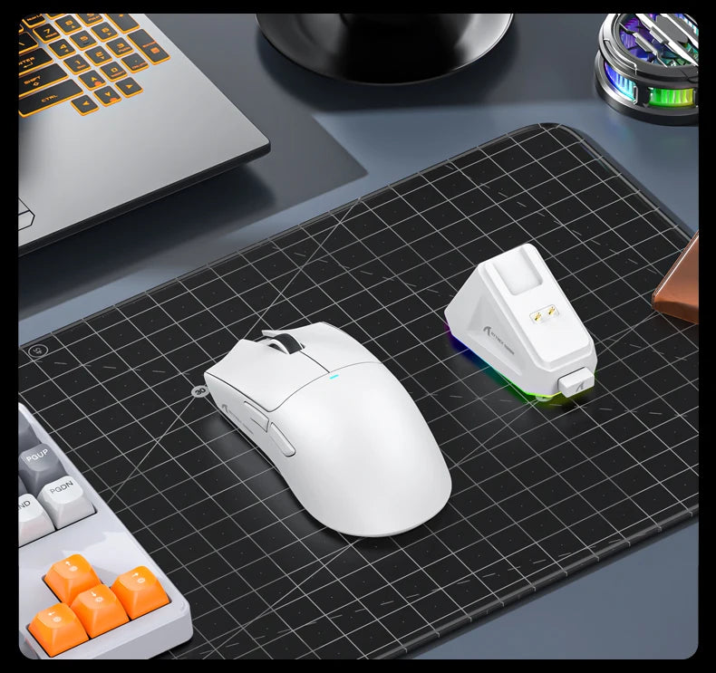 Attack Shark X11 Wireless Mouse,Tri-Mode Connection, PixArt PAW3311, Touch Magnetic Charging Base, Macro Gaming Mouse