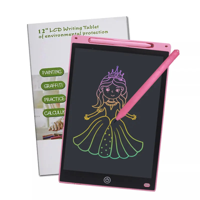 12 Inch Digital Drawing Tablet with LCD Screen Electronic Handwriting Pad for Learning And Creativity Writing Board