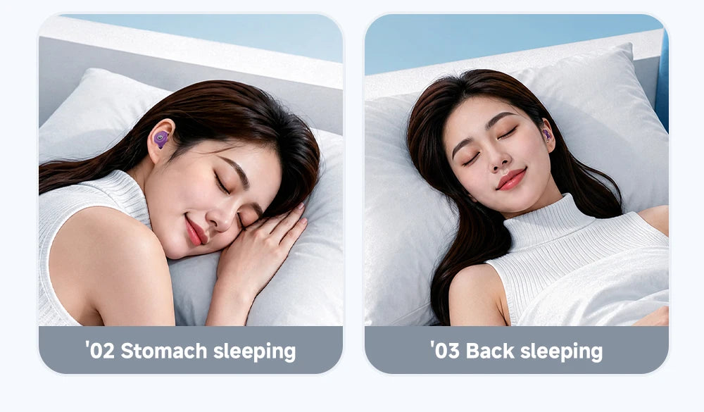 Essager Noise-canceling Sleep Earplugs 45-49dB Anti-Noise Hearing Protection Silicone Soft Earplug for Sleep Work Study Travel
