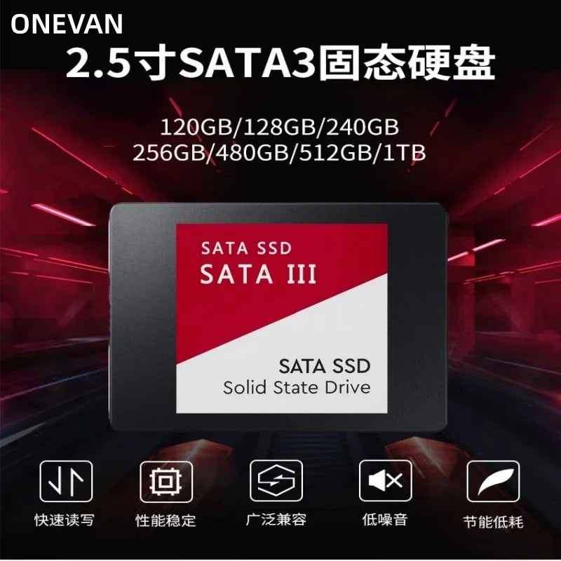 Original New SATA3 SSD 120GB 240GB 500GB Hdd 2.5-inch Hard Disk Disc Internal Solid State Drive for Laptop Desktop