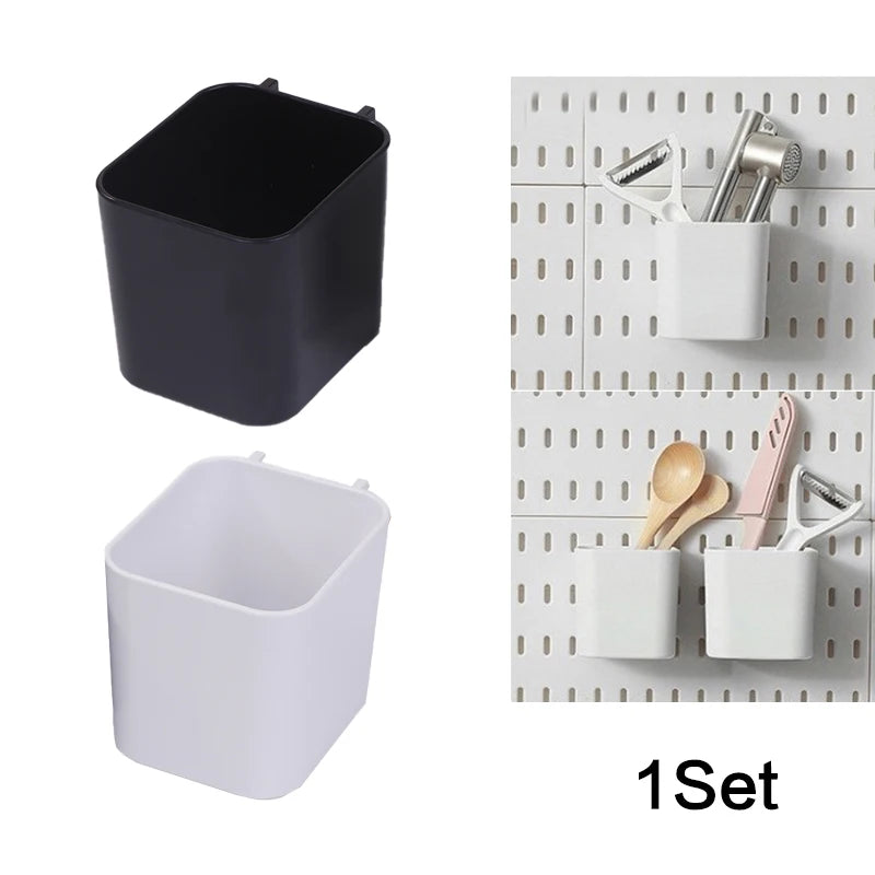 Pegboard Wall Accessories Wall Organizer Mounting Display Diy Pegboard Kit Tool Storage Panel Board Rack Bathroom Kitchen