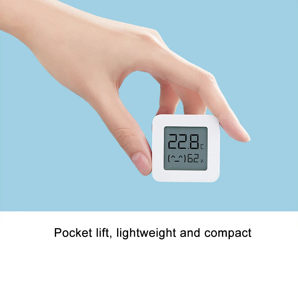 Xiaomi MIJIA Smart Hygrometer Thermometer 2 Bluetooth Wireless Electric Digital Hygrometer Thermograph With Mijia APP Smart Home