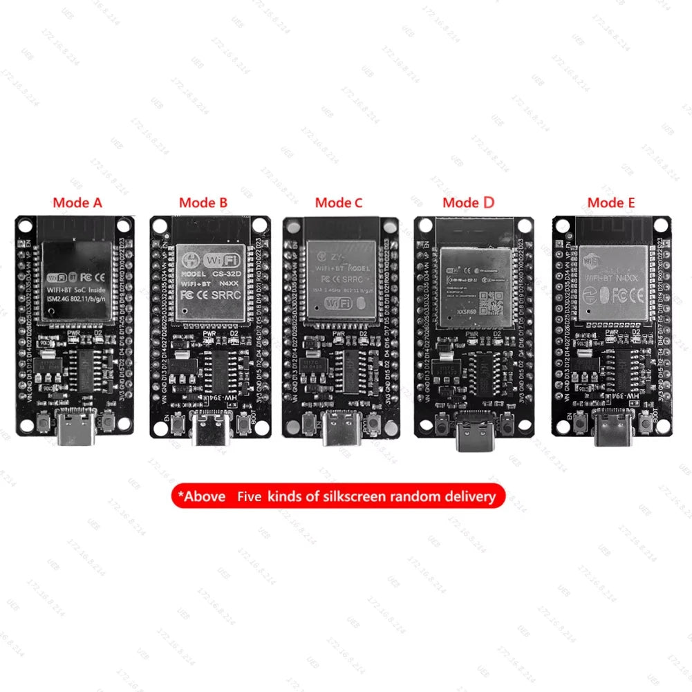 E32 Development Board WiFi+Bluetooth Module Ultra-Low Power Consumption Dual Core Micro USB C