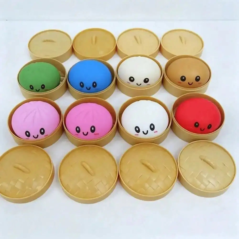Assorted Slow Rebound Squishy Blind Box Cute Food Animal, Stress Relief Squeeze Sensory Fidget Toy Decompression Gift