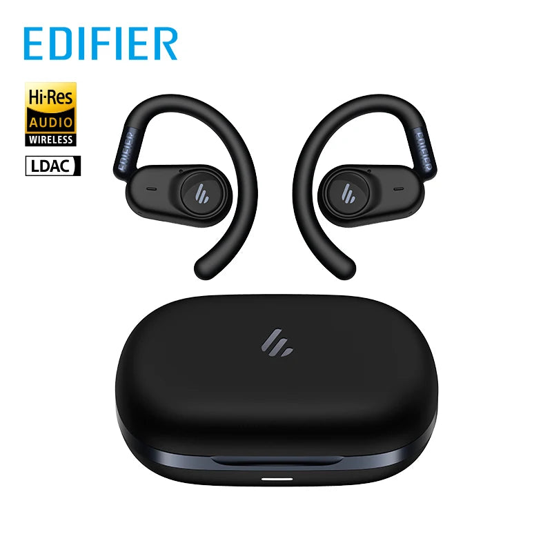 Edifier A6 Open Ear Bluetooth Earphones Ear Hook Headphones Hi-Res Wireless Audio IP55 Waterproof 40hrs Playtime LDAC Codec