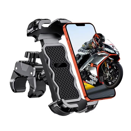 Motorcycle, Mountain Bike, Road Bike, Stable and Adjustable 360° Rotatable Universal Mobile Phone Stand Soporte Para Celular