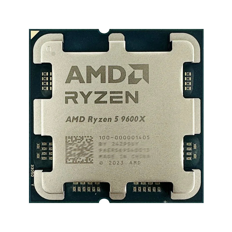 【Brand+】AMD New Ryzen 5 9600X Processor 5.4GHz 6-Core 12-Thread 38MB Game Cache 4NM TDP 65W Socket AM5 Gaming CPU Zen 5