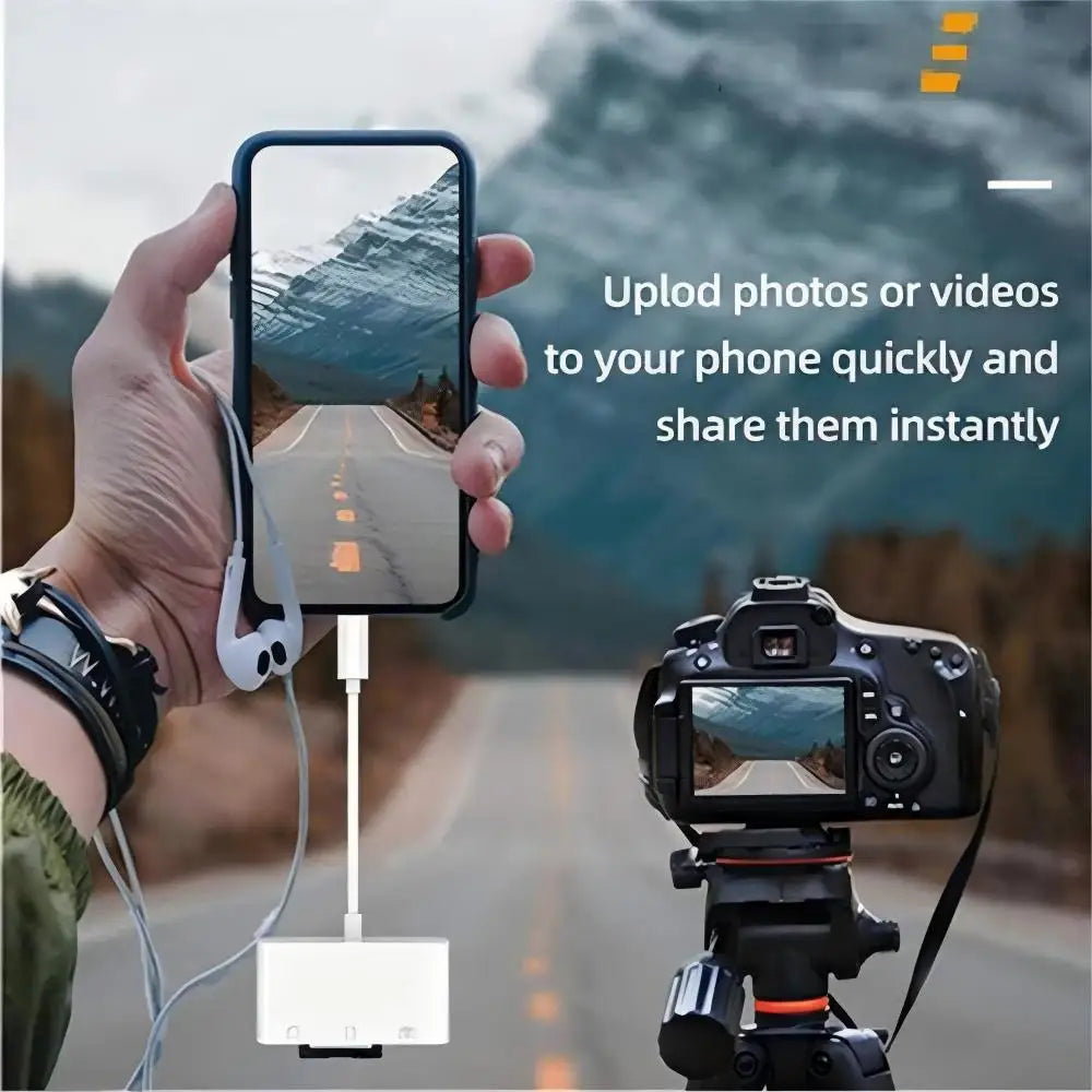 3-in-1 Type C Memory Card Reader Adapter for TF CF SD Cards Compatible with Huawei MacBook Pro And Other Devices