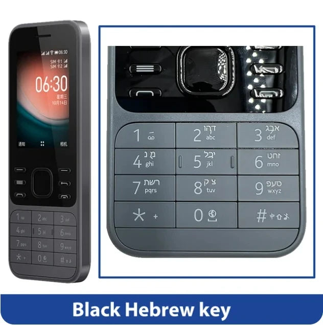 Finland Made 6300 4G mobile phone Feature Phone Dual SIM KaiOS Wifi Multilingual 2.4 Inch FM Radio Bluetooth  used phone