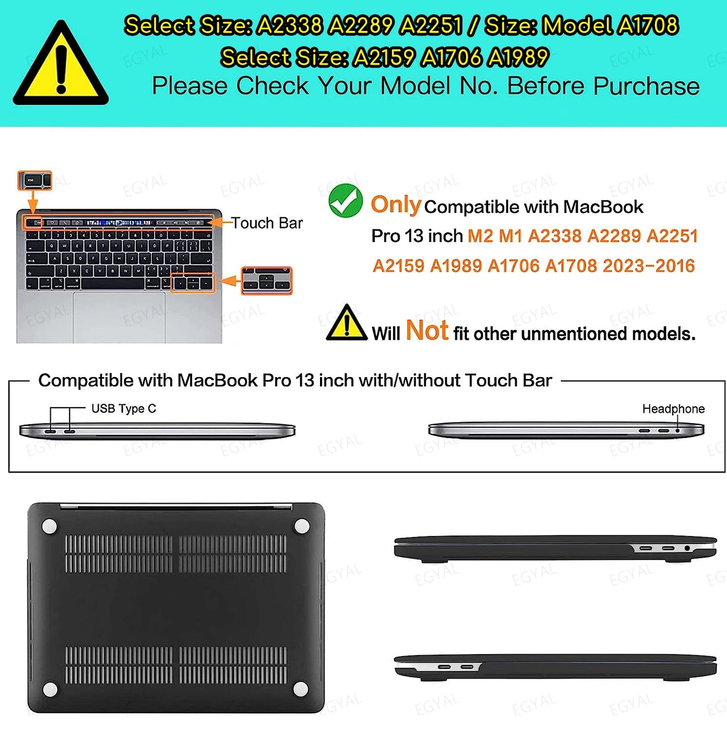 Laptop Case for Macbook Air 13 Case 2026 Neo A18 Pro 16 M3 Funda M1 Pro 13 M5 Air 13.6 15 for Macbook Pro 14 Case M5 M4 2025 M2