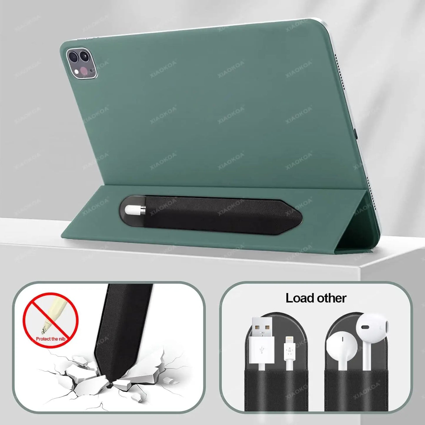 Adhesive Pencil Cases for Apple Pencil 2 1 Stick Holder for IPad Pencil Cover Tablet Touch Stylus Pouch Bag Sleeve Stylus Holder